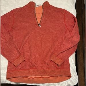 Tommy bahama reversible quarter zip